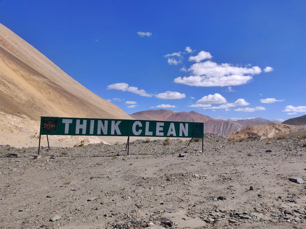 Ladakh Road Sign
